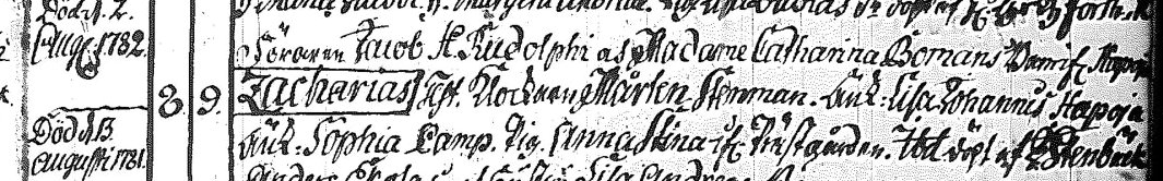 Zacharias Døbt i Alaharma kirke